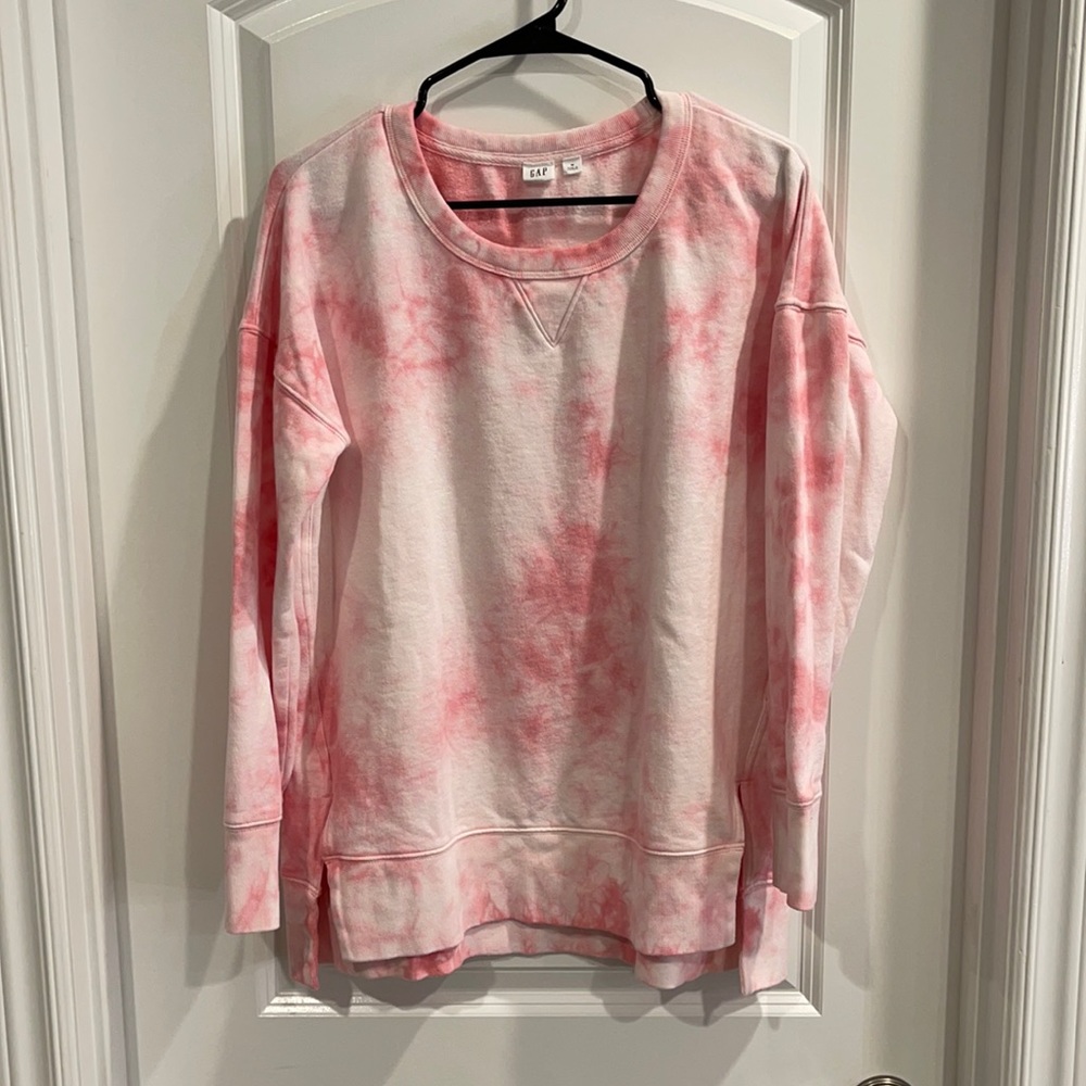 💝GAP Pink-White Tie Dye Sweatshirt💝